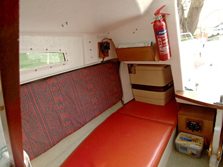 View of cabin looking aft on starboard side