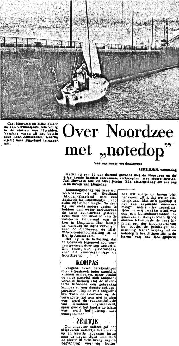 Dutch Newspaper Cutting