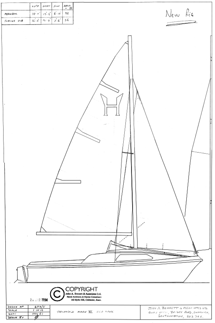 Mk VI sail plan