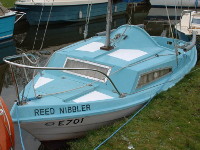 'Reed Nibbler' A rare Broads SeaHawk as it has no tabernacle!